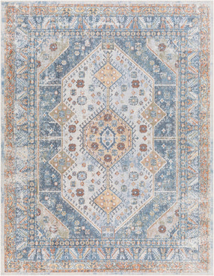 Livabliss Lillian Traditional Polyester Machine Woven Low Pile Rug for Entryways and Small Spaces Oatmeal, Gray 9'2" x 12'4" LLL2319-9212