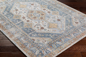 Livabliss Lillian Traditional Polyester Machine Woven Low Pile Rug for Entryways and Small Spaces Oatmeal, Gray 9'2" x 12'4" LLL2319-9212