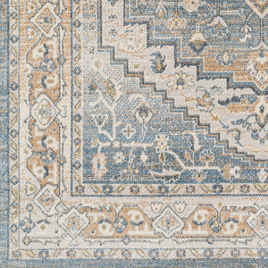 Livabliss Lillian Traditional Low Pile Polyester Accent Rug for Entryways Hallways and Bedrooms Oatmeal, Gray 5'3" x 7' LLL2323-537