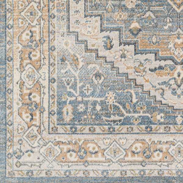 Livabliss Lillian Traditional Low Pile Polyester Accent Rug for Entryways Hallways and Bedrooms Oatmeal, Gray 5'3" x 7' LLL2323-537