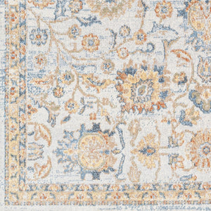 Livabliss Lillian Traditional Polyester Low Pile Accent Rug Woven in Turkey for Entryways Gray, Oatmeal 2'7" x 7'3" LLL2327-2773
