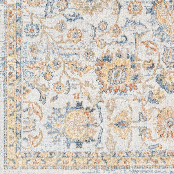 Livabliss Lillian Traditional Polyester Low Pile Accent Rug Woven in Turkey for Entryways Gray, Oatmeal 2'7" x 7'3" LLL2327-2773