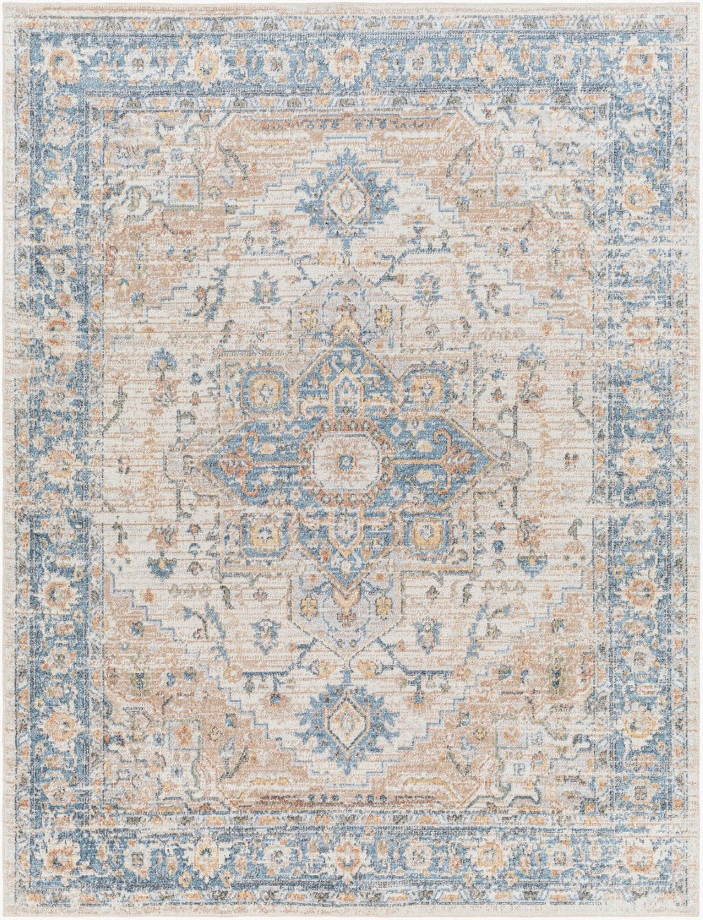 Livabliss Lillian Traditional Polyester Area Rug Machine Woven in Turkey for Living and Dining Rooms Oatmeal, Gray 2' x 2'11" LLL2328-23