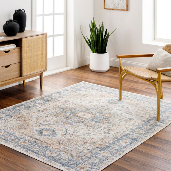 Livabliss Lillian Traditional Polyester Area Rug Machine Woven in Turkey for Living and Dining Rooms Oatmeal, Gray 2' x 2'11" LLL2328-23