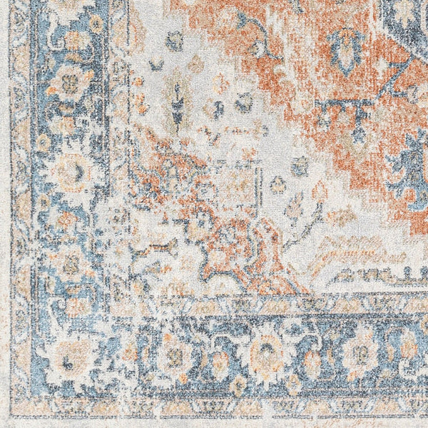 Livabliss Lillian Traditional Turkish Machine Woven Polyester Accent Rug for Entryways and Bedside Gray, Oatmeal 6'7" x 9' LLL2329-679