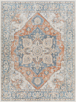Livabliss Lillian Traditional Square Polyester Area Rug Turkey Woven Low Pile Living Room Floor LLL2330-67RD