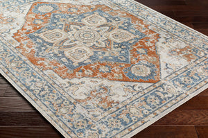 Livabliss Lillian Traditional Square Polyester Area Rug Turkey Woven Low Pile Living Room Floor LLL2330-67RD