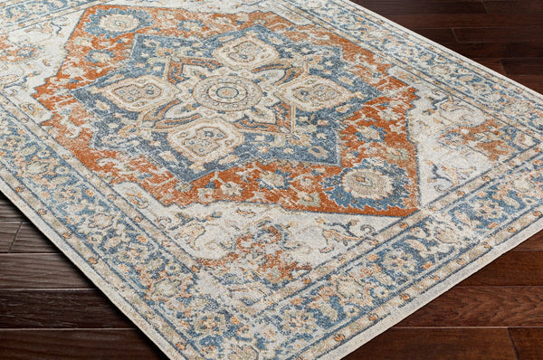 Livabliss Lillian Traditional Square Polyester Area Rug Turkey Woven Low Pile Living Room Floor LLL2330-67RD