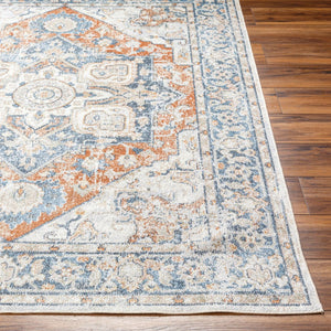 Livabliss Lillian Traditional Square Polyester Area Rug Turkey Woven Low Pile Living Room Floor LLL2330-67RD