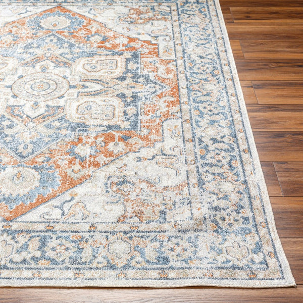 Livabliss Lillian Traditional Square Polyester Area Rug Turkey Woven Low Pile Living Room Floor LLL2330-67RD
