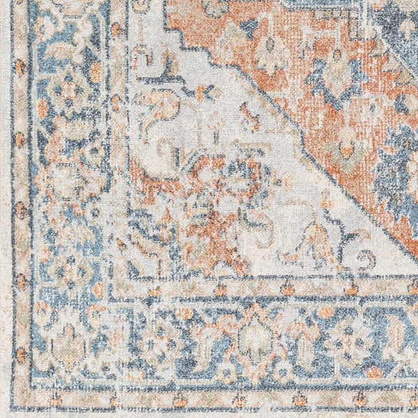 Livabliss Lillian Traditional Square Polyester Area Rug Turkey Woven Low Pile Living Room Floor LLL2330-67RD
