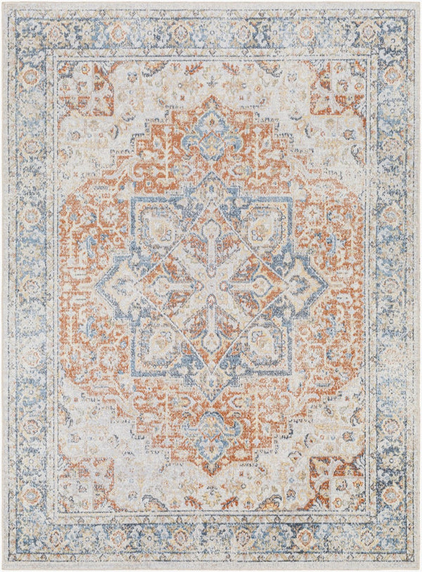 Livabliss Lillian Traditional Polyester Woven Rug for Entryways Hallways and High Traffic Spaces Gray, Oatmeal 2' x 2'11" LLL2331-23