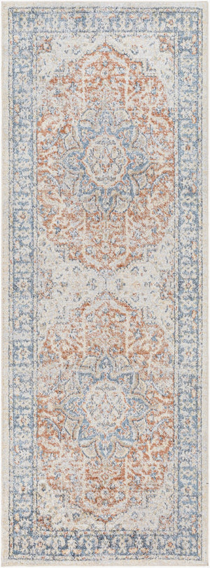 Livabliss Lillian Turkish Inspired Machine Woven Polyester Rug for Entryways and Small Rooms Gray, Oatmeal 2'7" x 7'3" LLL2332-2773