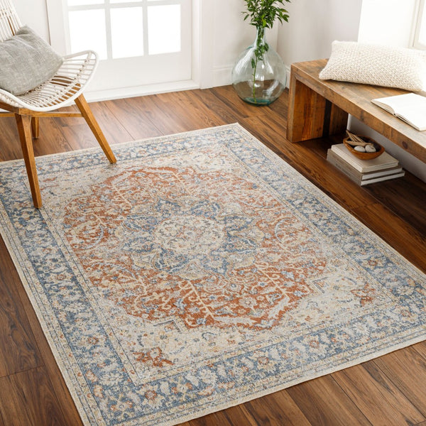 Livabliss Lillian Turkish Inspired Machine Woven Polyester Rug for Entryways and Small Rooms Gray, Oatmeal 2'2" x 3'9" LLL2332-2339