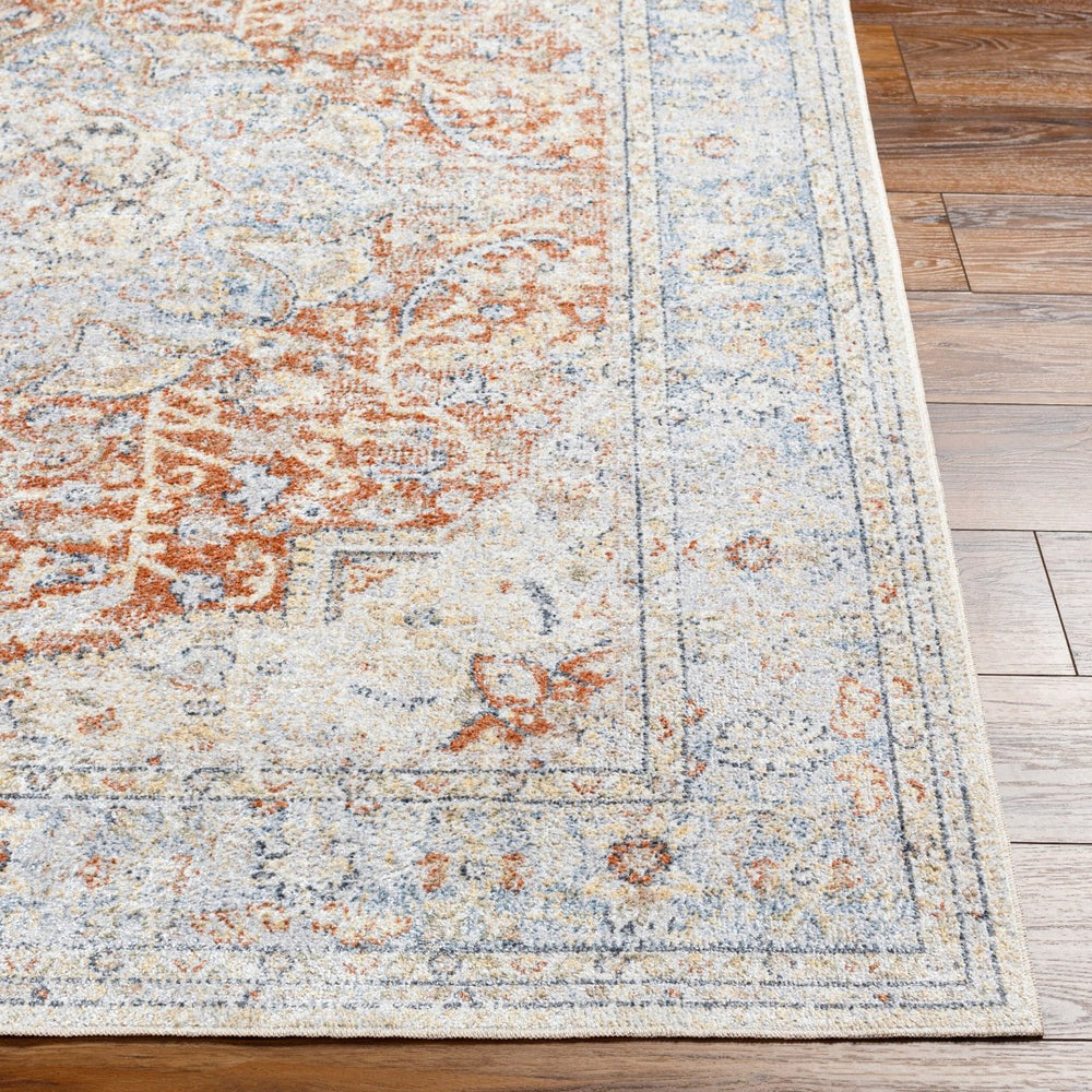 Livabliss Lillian Turkish Geometric Polyester Area Rug Low Pile Entryway Accent Machine Woven Gray, Oatmeal 2'2" x 3'9" LLL2333-2339