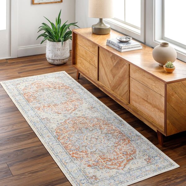Livabliss Lillian Turkish Geometric Polyester Area Rug Low Pile Entryway Accent Machine Woven Gray, Oatmeal 2'2" x 3'9" LLL2333-2339
