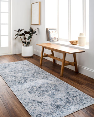 Livabliss Lillian Traditional Square Area Rug Machine Woven Polyester for Living Dining Spaces Oatmeal, Gray 9'2" x 12'4" LLL2334-9212