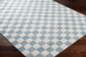 Livabliss Lillian Modern Low Pile Polyester Area Rug for Entryways Hallways and High Traffic Floors Oatmeal, Dark B 6'7" x 9' LLL2337-679