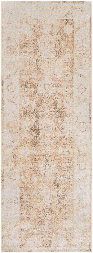 Livabliss Lillian Collection Polyester Machine Woven Low Pile Rug for Entryways and Bathrooms Brown, Dark Bro 2'7" x 7'3" LLL2354-2773