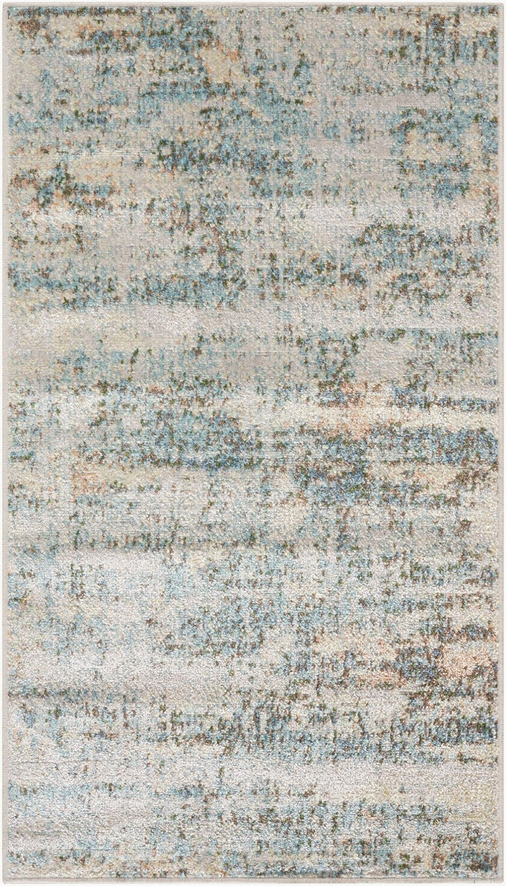 Livabliss Lillian Machine Woven Polyester Area Rug for Entryways Hallways and High Traffic Spaces Light Brown, Da 2' x 2'11" LLL2355-23