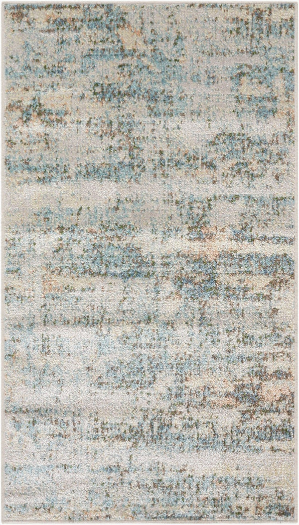 Livabliss Lillian Machine Woven Polyester Area Rug for Entryways Hallways and High Traffic Spaces Light Brown, Da 2' x 2'11" LLL2355-23
