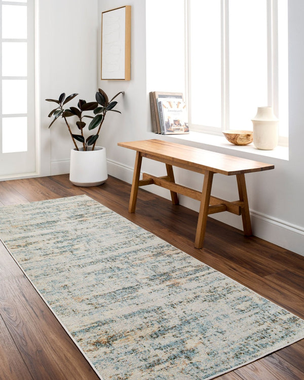 Livabliss Lillian Machine Woven Polyester Area Rug for Entryways Hallways and High Traffic Spaces Light Brown, Da 2' x 2'11" LLL2355-23