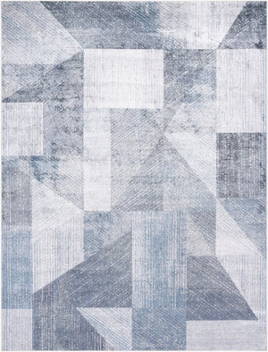 Livabliss Lillian Flatweave Polyester Accent Rug Turkish Woven for Entryways and High Traffic Zones Charcoal, Ivory 7'10" x 10' LLL2356-710102