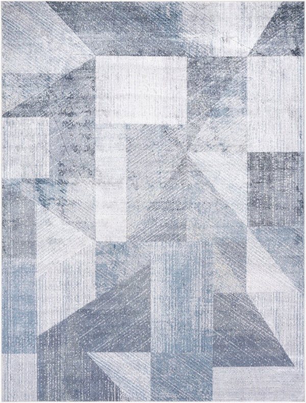 Livabliss Lillian Flatweave Polyester Accent Rug Turkish Woven for Entryways and High Traffic Zones Charcoal, Ivory 7'10" x 10' LLL2356-710102