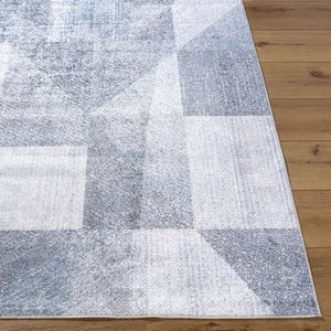 Livabliss Lillian Flatweave Polyester Accent Rug Turkish Woven for Entryways and High Traffic Zones Charcoal, Ivory 6'7" x 9' LLL2356-679