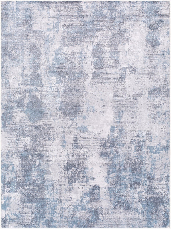 Livabliss Lillian Turkish Polyester Low Pile Rug for Entryways Hallways and High Traffic Spots Charcoal, Ivory 9'2" x 12'4" LLL2359-9212