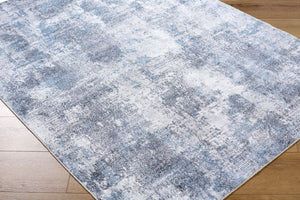 Livabliss Lillian Turkish Polyester Low Pile Rug for Entryways Hallways and High Traffic Spots Charcoal, Ivory 9'2" x 12'4" LLL2359-9212