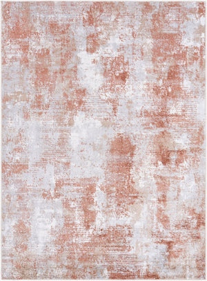 Livabliss Lillian Machine Woven Polyester Low Pile Rug for Entryway Bathroom or Bedside Use Charcoal, Ivory 7'10" x 10' LLL2360-710102