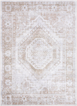 Livabliss Lillian Machine Woven Low Pile Accent Rug for Entryways Bathrooms and Bedside Areas Charcoal, Ivory 9'2" x 12'4" LLL2361-9212