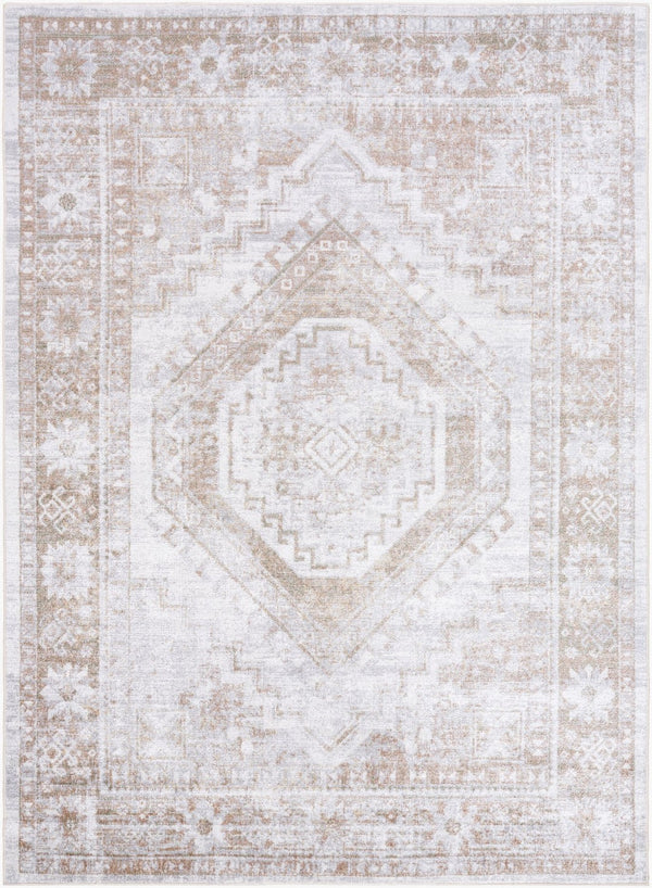 Livabliss Lillian Machine Woven Low Pile Accent Rug for Entryways Bathrooms and Bedside Areas Charcoal, Ivory 9'2" x 12'4" LLL2361-9212