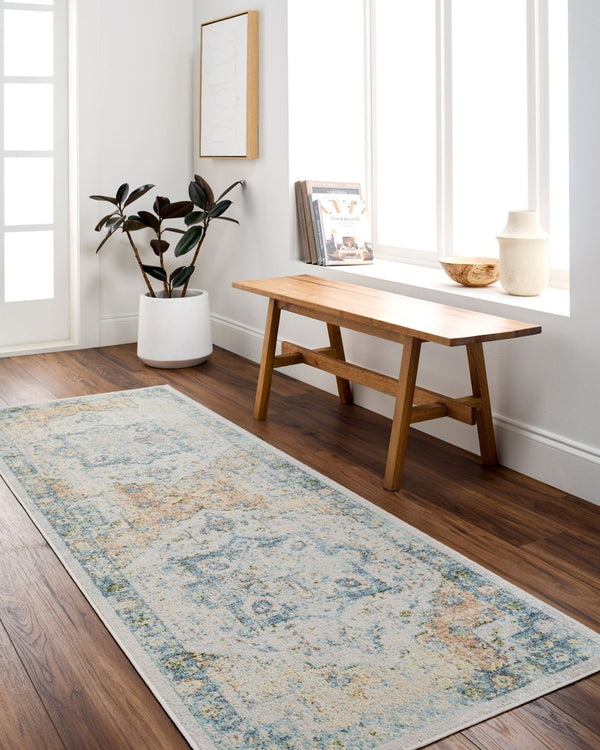 Livabliss Lillian Traditional Square Area Rug Machine Woven Turkey Polyester High Traffic Floor Dark Green, Lig 6'7" x 6'7" LLL2369-67RD