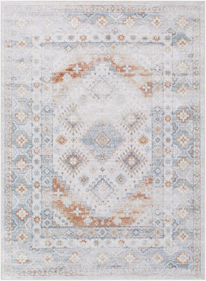 Livabliss Lillian Collection Polyester Machine Woven Accent Rug for Entryway or Bedroom Floor Charcoal, Ivory 9'2" x 12'4" LLL2370-9212