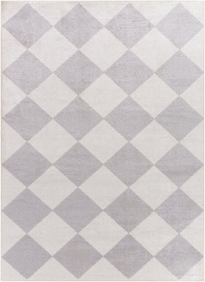 Livabliss Lillian Art Deco Geometric Polyester Accent Rug Machine Woven in Turkey for Small Spaces White, Medium G 2' x 2'11" LLL2376-23