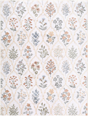 Livabliss Lillian Geometric Polyester Accent Rug Machine Woven for Entryways and Modern Spaces Ivory, Mustard 2' x 2'11" LLL2379-23