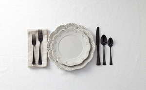 Lenox Portola Black 20-Piece Flatware Set Black, BLACK METAL 893677