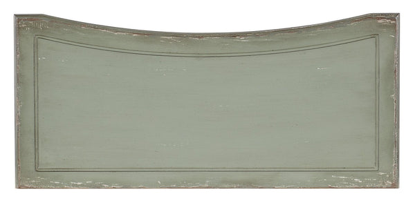 Hooker Furniture Charleston Verdigris Green Two-Door Accent Chest With Soft-Close Doors, Fretwork & Adjustable Shelf 6750-50001-32