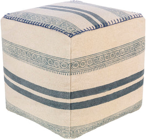 Lola LLPF-002 18"H x 18"W x 18"D Pouf LLPF002-181818 Livabliss Surya