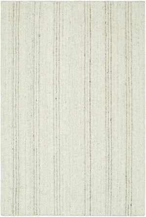 Livabliss River Handwoven Wool Flatweave Rug for Contemporary and Scandinavian Living Spaces Ivory, Taupe 2' x 3' LLRV2300-23