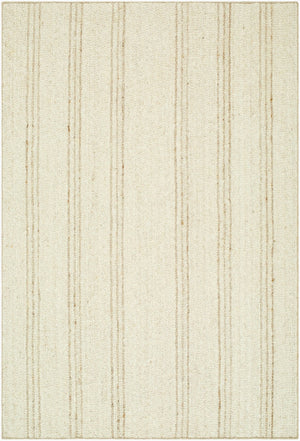 Livabliss River Handwoven Wool Flatweave Rug Artisan Crafted for Minimalist and Transitional Spaces Ivory, Sandston 2' x 3' LLRV2301-23