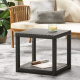 Christopher Knight Home® - Noble House - Boracay Outdoor Multibrown Wicker Accent Table