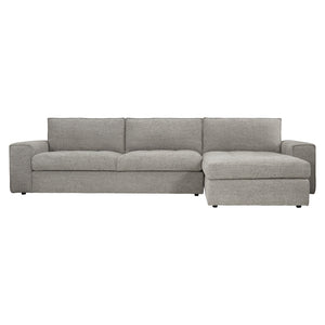 Bernhardt Bernhardt Nest Sectional Right Arm Chaise With Deep Down Cushions, Track Arms & Tailored Flange (125.5") - Made to Order K1734