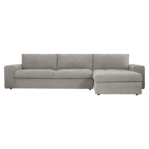 Bernhardt Bernhardt Nest Sectional Right Arm Chaise With Deep Down Cushions, Track Arms & Tailored Flange (125.5") - Made to Order K1734