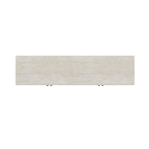 A.R.T. Furniture Ashlar Coastal Modern Credenza In Bisque With Sanded Bronze Accents, Adjustable Shelves & Storage Beige Parawood Solids,Birch Veneers,Resin,Metal 333252-2250