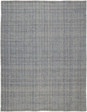 Feizy Rugs Naples Hand Woven Polyester Flatweave Rug - Soft, Durable, And Fade Resistant For Effortless Style Gray,Ivory,Blue Polyester Nap0751fblu000j00