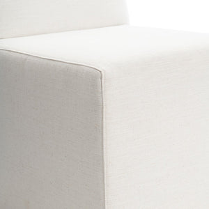 Bernhardt Bernhardt Brasea Sculpted Upholstered Dining Chair with Casters for Modern Interiors 394503