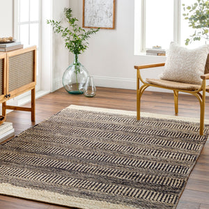 Livabliss Lima Handwoven Natural Jute Flatweave Area Rug Earthy Bohemian Accent for Living Rooms LMA2300-576